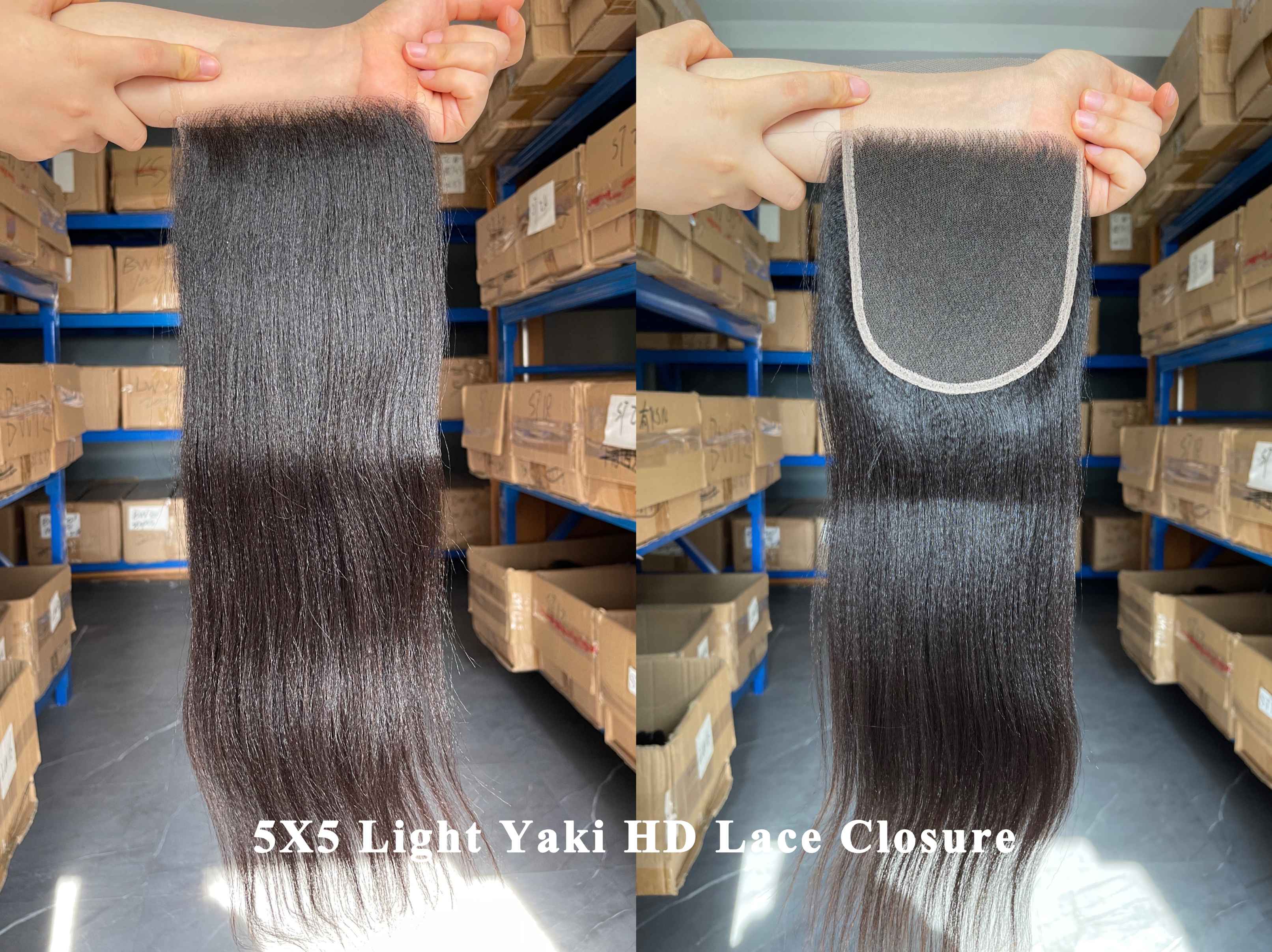 5X5 Light Yaki HD Lace Closure