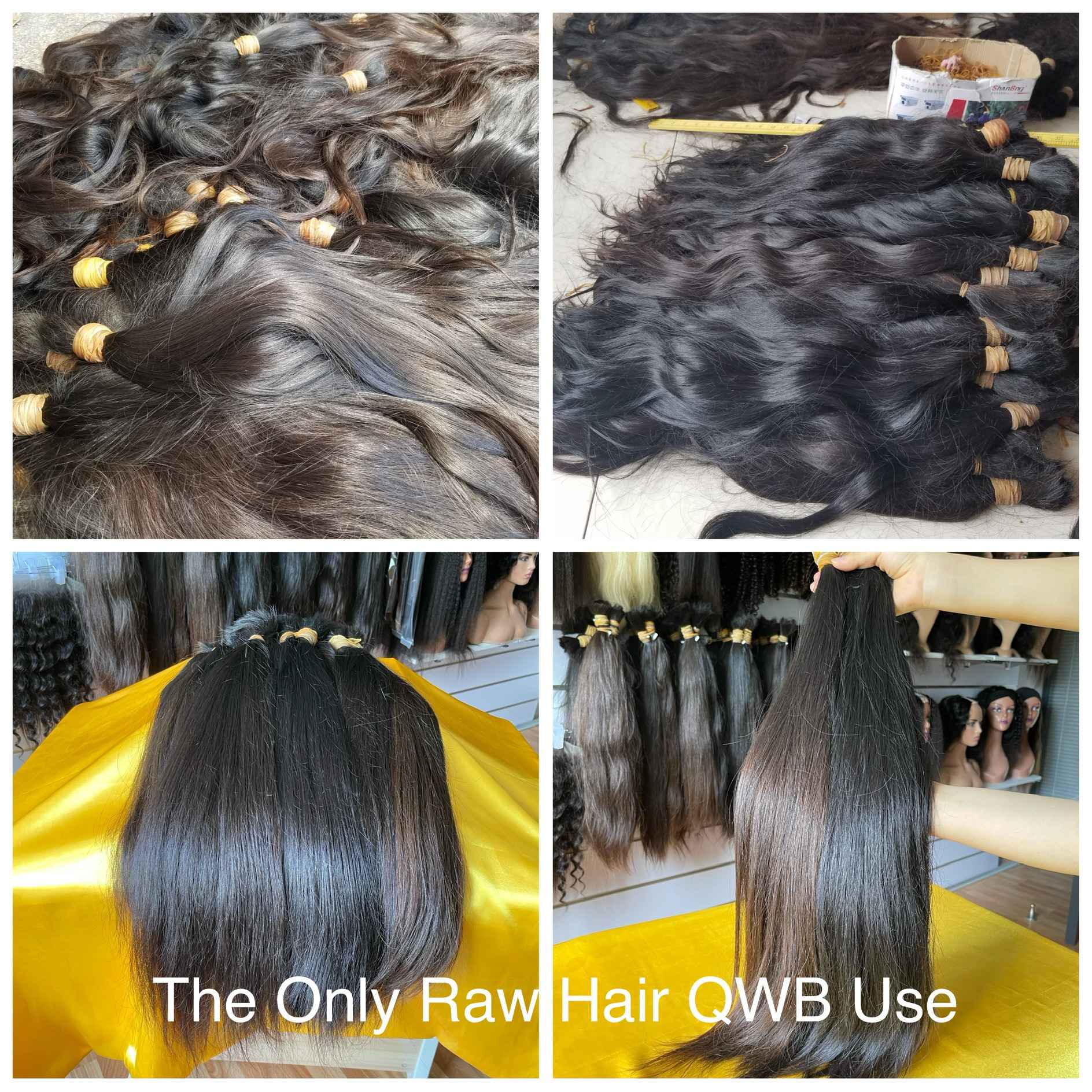QWB 100% donotor's virgin hair