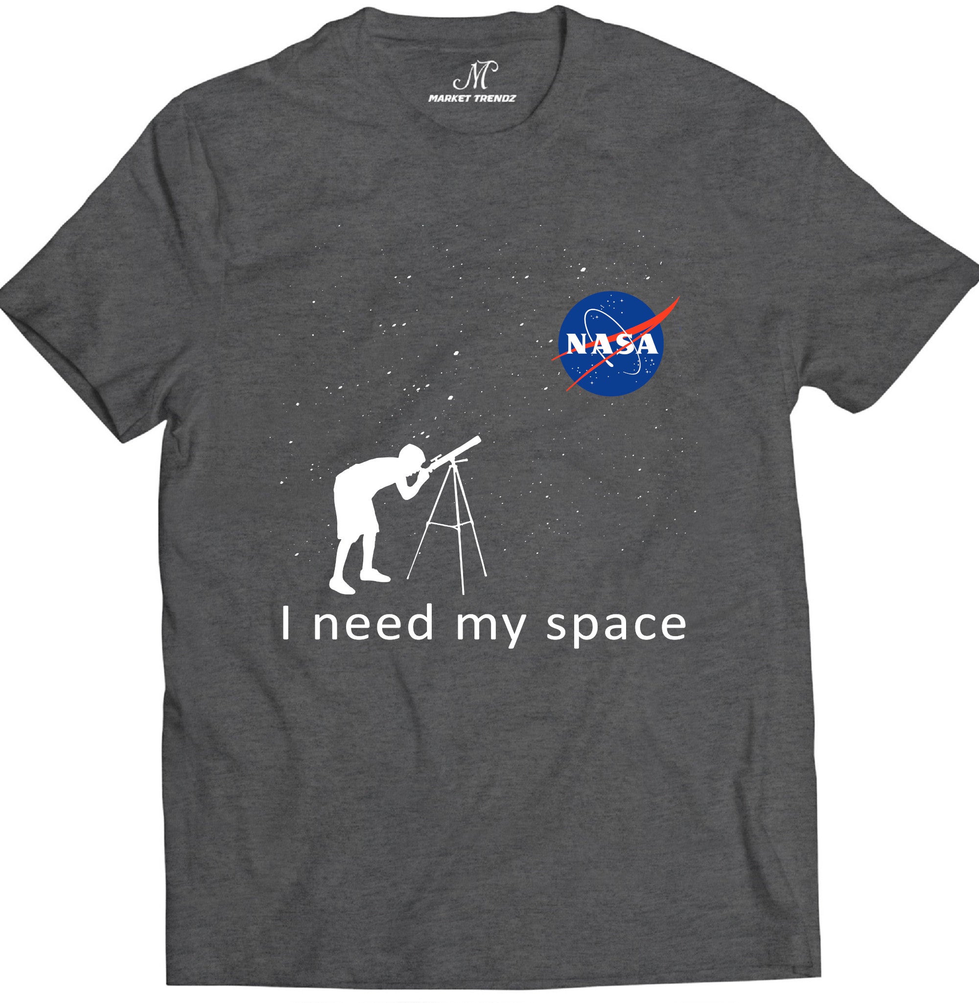 Market Trendz Official Logo NASA I Need My Space | NASA T Shirts Kids | NASA Clothing Men