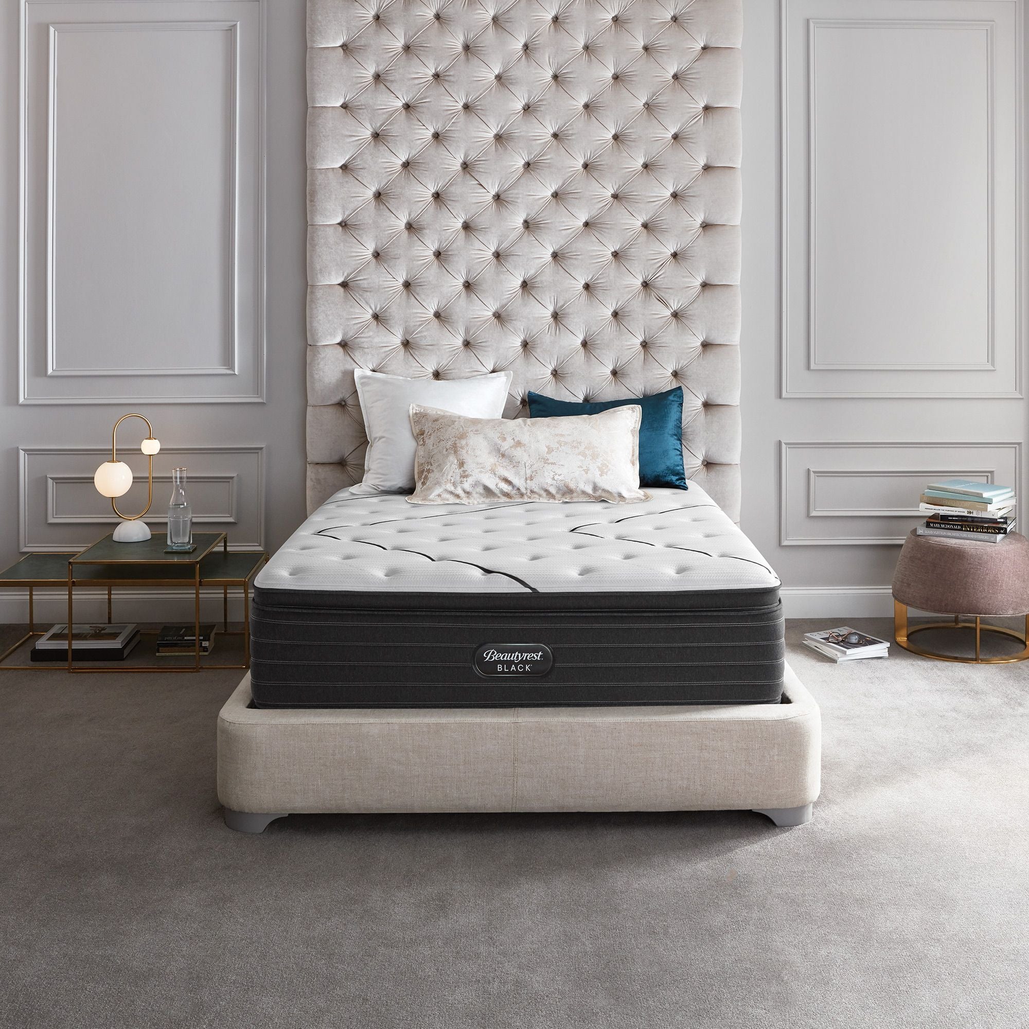 席梦思 beautyrest black l class plush pillow top mattress 床褥