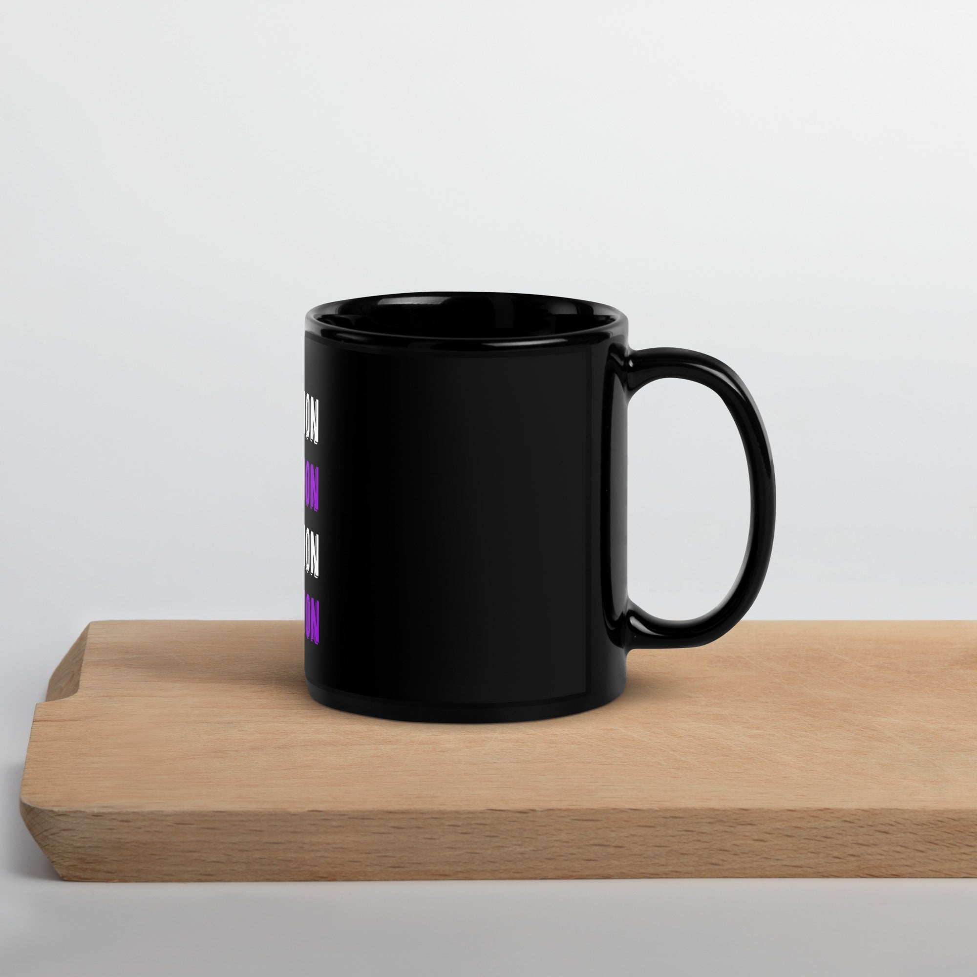 IM PERFECTION Black Glossy Mug