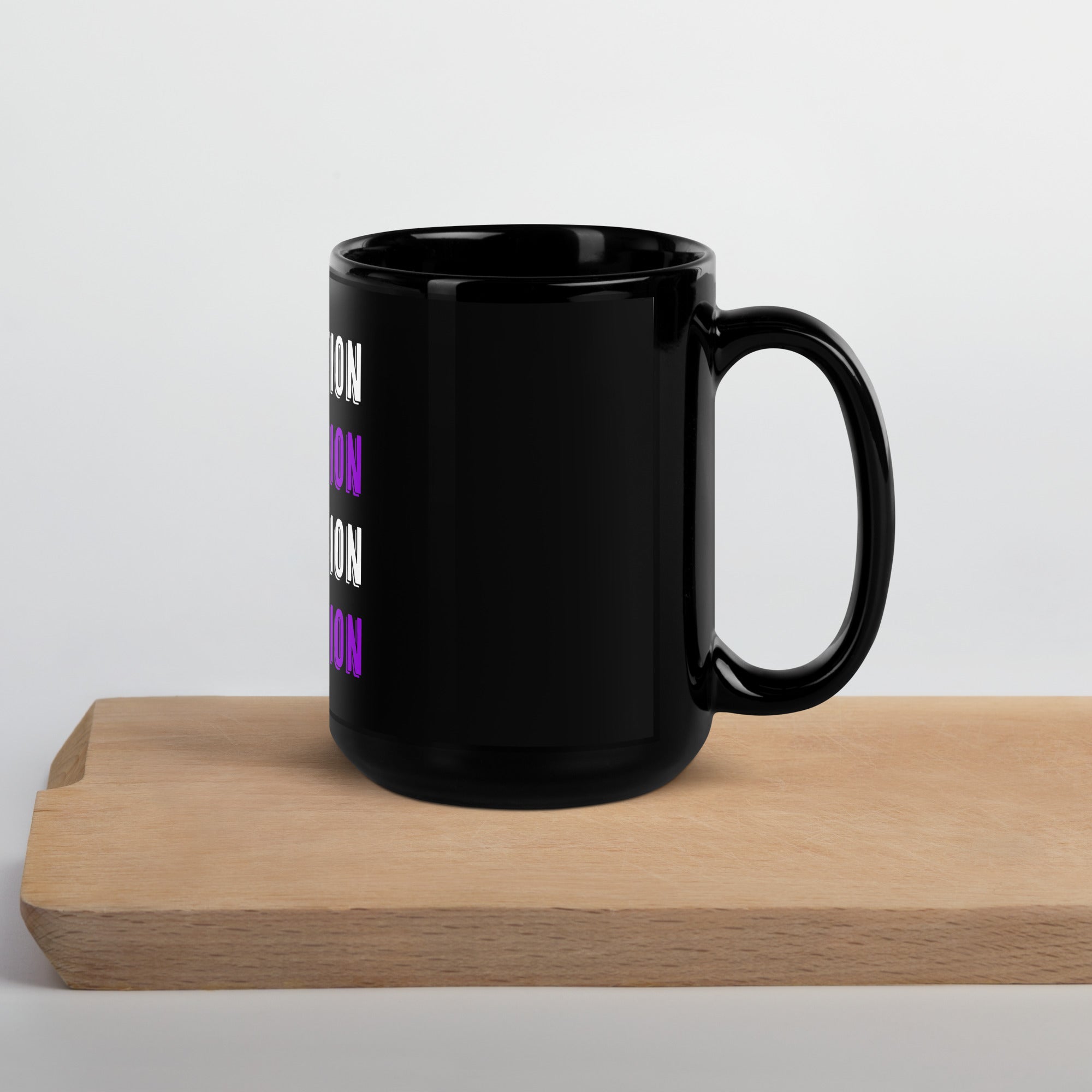 IM PERFECTION Black Glossy Mug