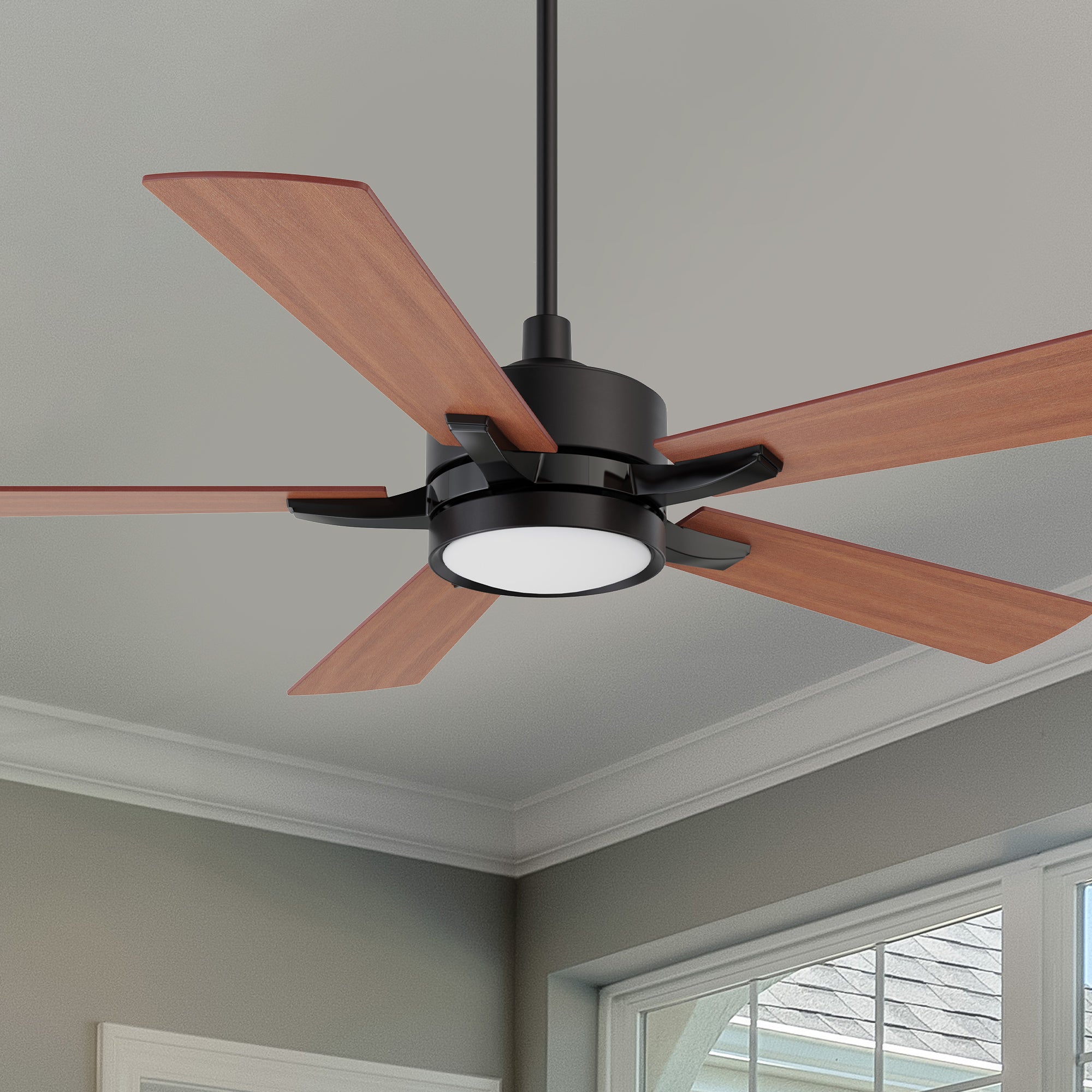 Sheffield 56 inch Ceiling Fan with LED Light and Remote Control