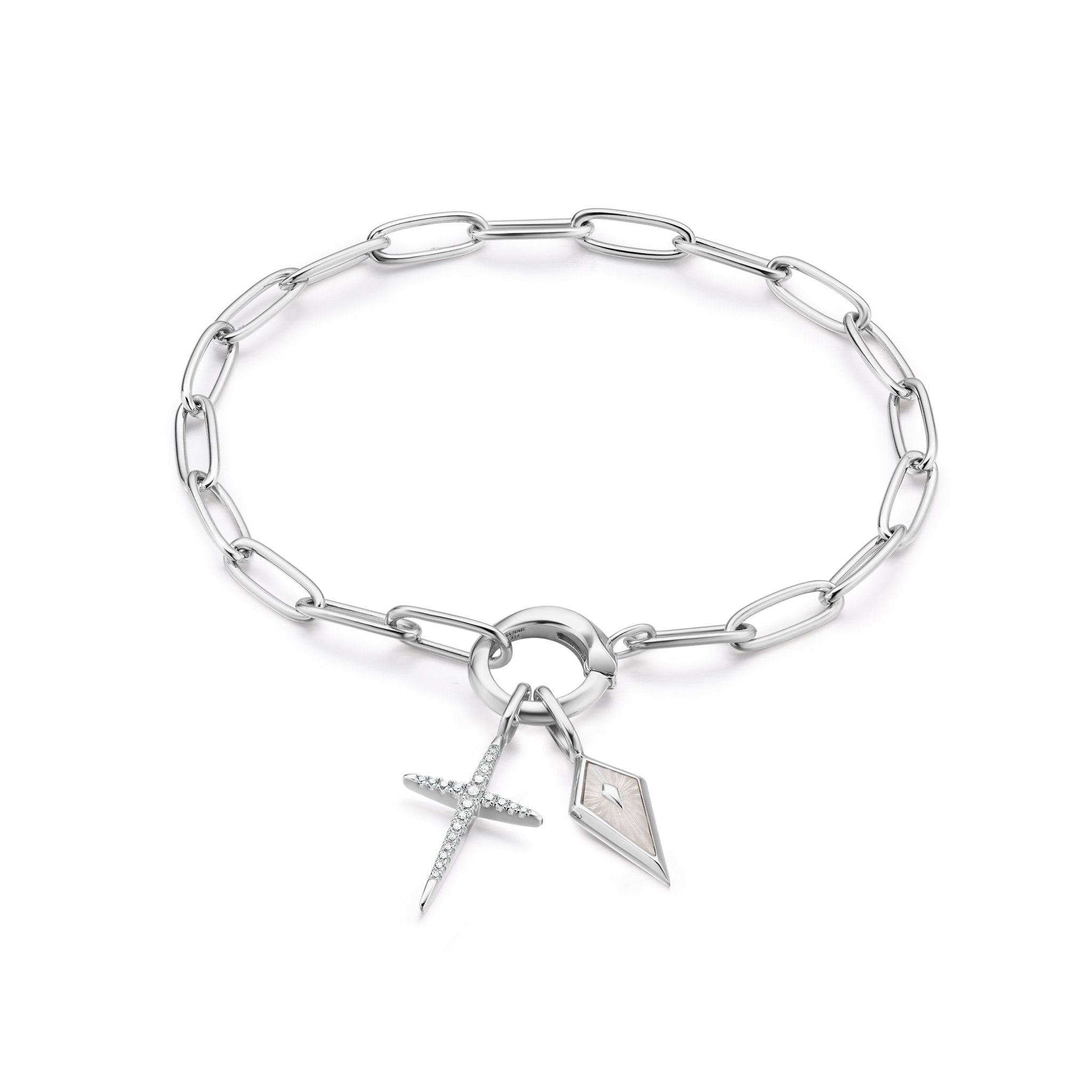 Ania Haie - Silver Reflections Charm Bracelet