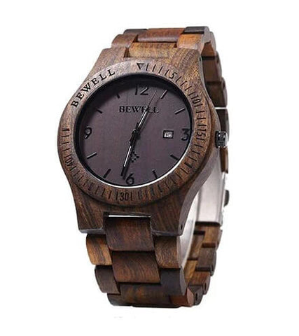 Bewell W086B Men’s Wooden Watch