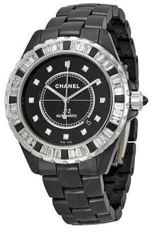 Chanel J12 Automatic Black Diamond Dial Men’s Watch