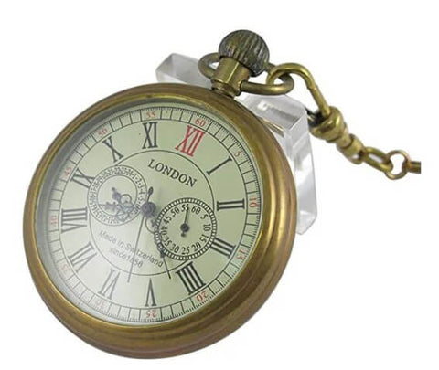 VIGOROSO Men’s Vintage Pocket Watch