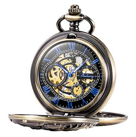 TREEWETO Mechanical Pocket Watch