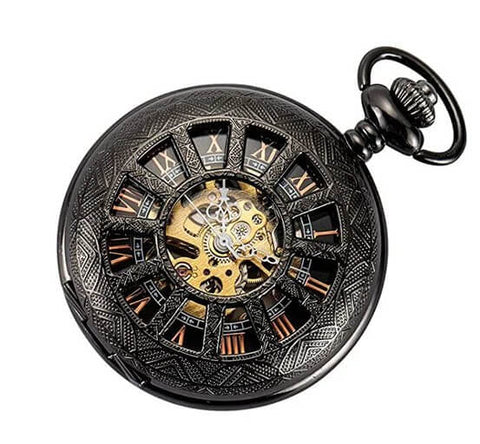 SIBOSUN Skeleton Pocket Watch