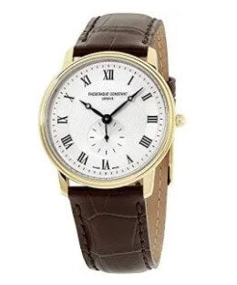 Frederique Constant Men’s 235M4S5 Slim Line Analog Swiss Quartz