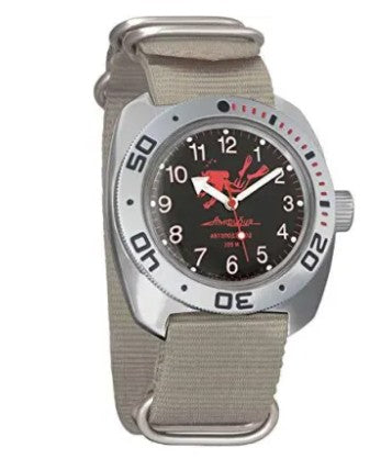 Vostok Amphibian Automatic Self-Winding Russian Military Wristwatch