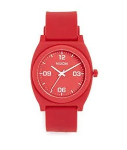 Nixon Time Teller Matte Red Watch