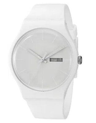 Swatch SUOW701 All White Watch