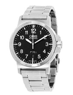 Oris BC3 Black Dial Stainless Steel Men’s Watch