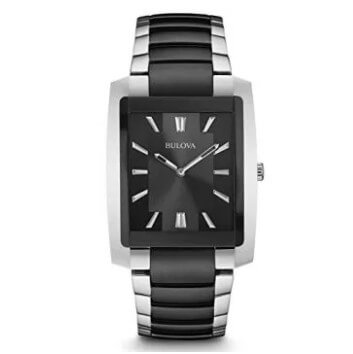 Bulova Two-Tone Rectangle Watch