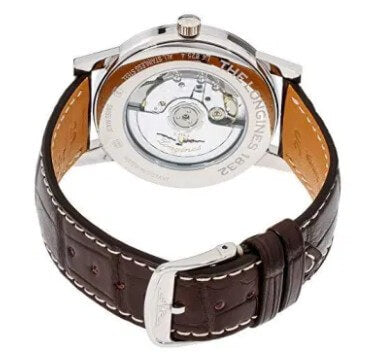 Longines 1832 Beige Dial Leather Strap Men’s Watch.