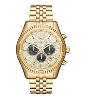 Michael Kors Lexington Goldfarbene Herrenuhr