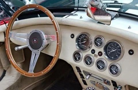Ford AC Cobra Shelby Dashboard. This design inspired Baume & Mercier to make their watch