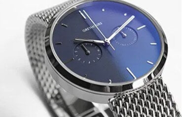 Greyhours Vision Stahlblaue Uhr