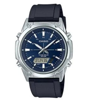 Casio Silver Silicone Quartz