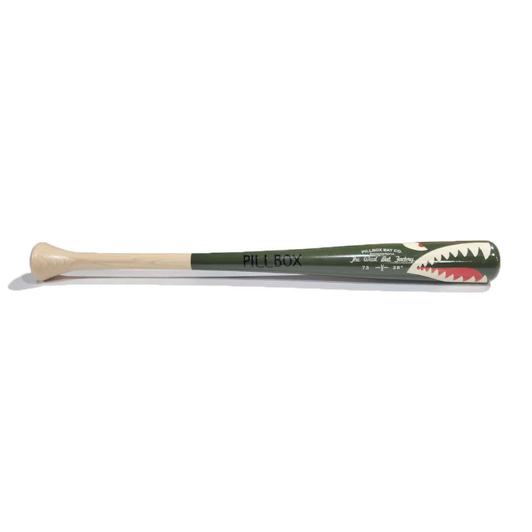 Pillbox PB73 Shark Wood Player Bat | Maple | 28