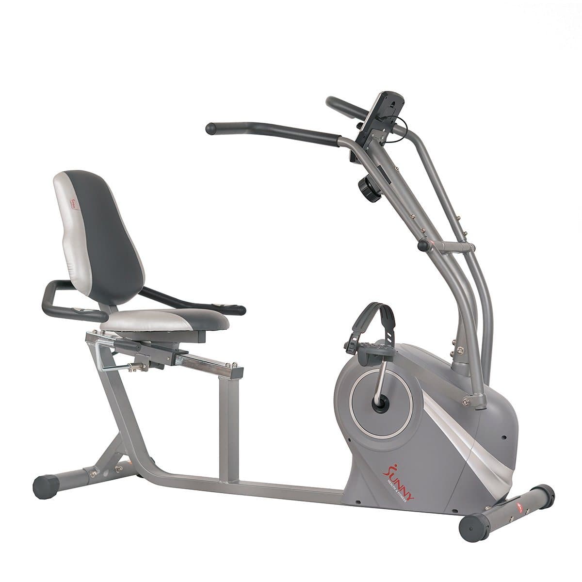 Cross Trainer Magnetic Recumbent Bike With Arm Exercisers