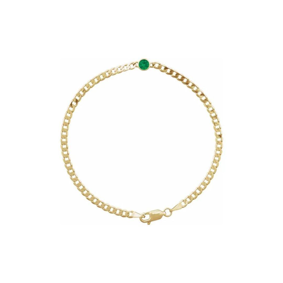 Emerald Link Bracelet