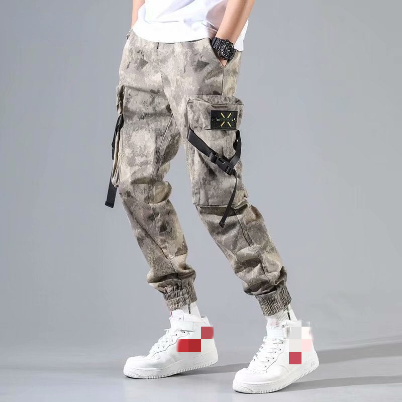 Lzhdiy Camouflage Cargo Pants for Men Joggers Sweatpants Camo Military Tactical Cargo Trousers for Men Streetwear Hip Hop 5XL