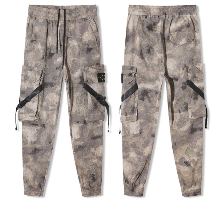Lzhdiy Camouflage Cargo Pants for Men Joggers Sweatpants Camo Military Tactical Cargo Trousers for Men Streetwear Hip Hop 5XL