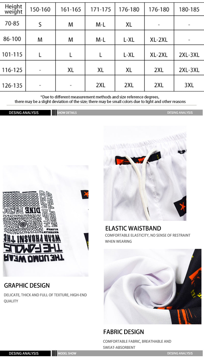 Lzhdiy White Cargo Pants for Men Casual Sports Sweatpants Trousers Graffiti Boys Overalls Pants