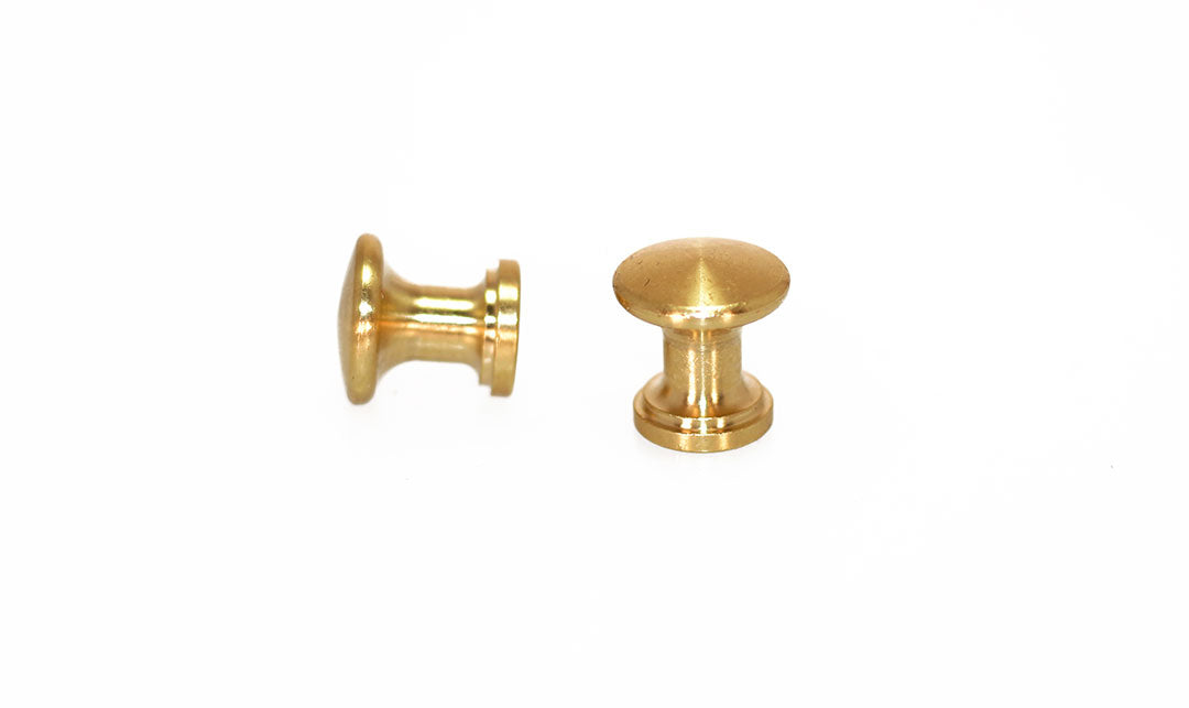 Brass Piano Desk Knobs - Fallboard Lid Knobs