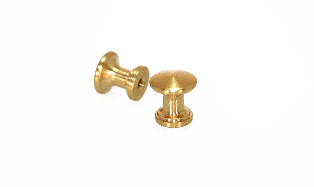 Brass Piano Desk Knobs - Fallboard Lid Knobs