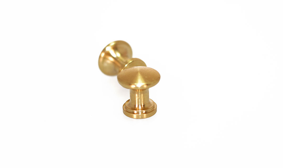 Brass Piano Desk Knobs - Fallboard Lid Knobs