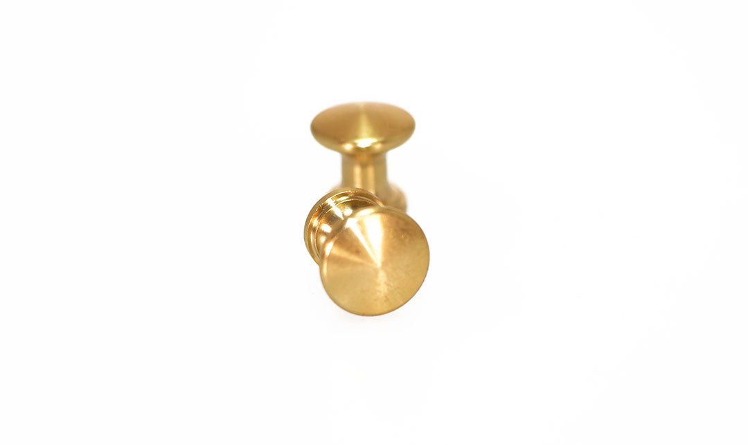 Brass Piano Desk Knobs - Fallboard Lid Knobs