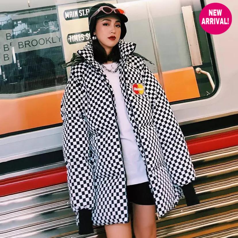 Disaster Checkered Puffer Jacket ??