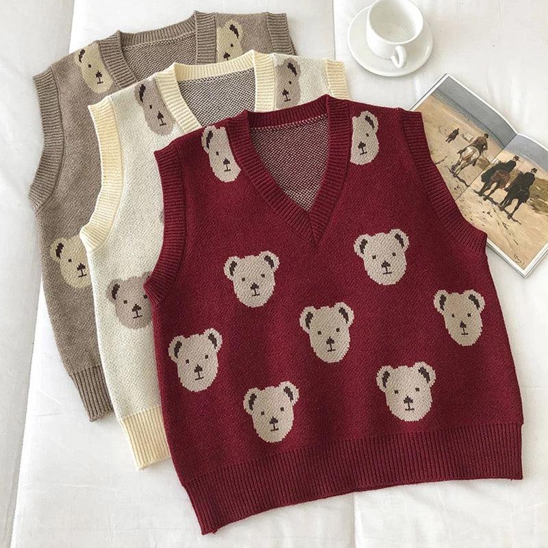 Bear Sweater Vest