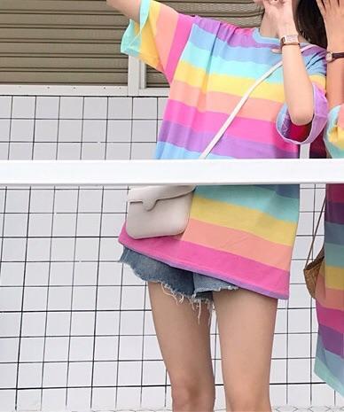 Pastel Striped T-Shirt ??