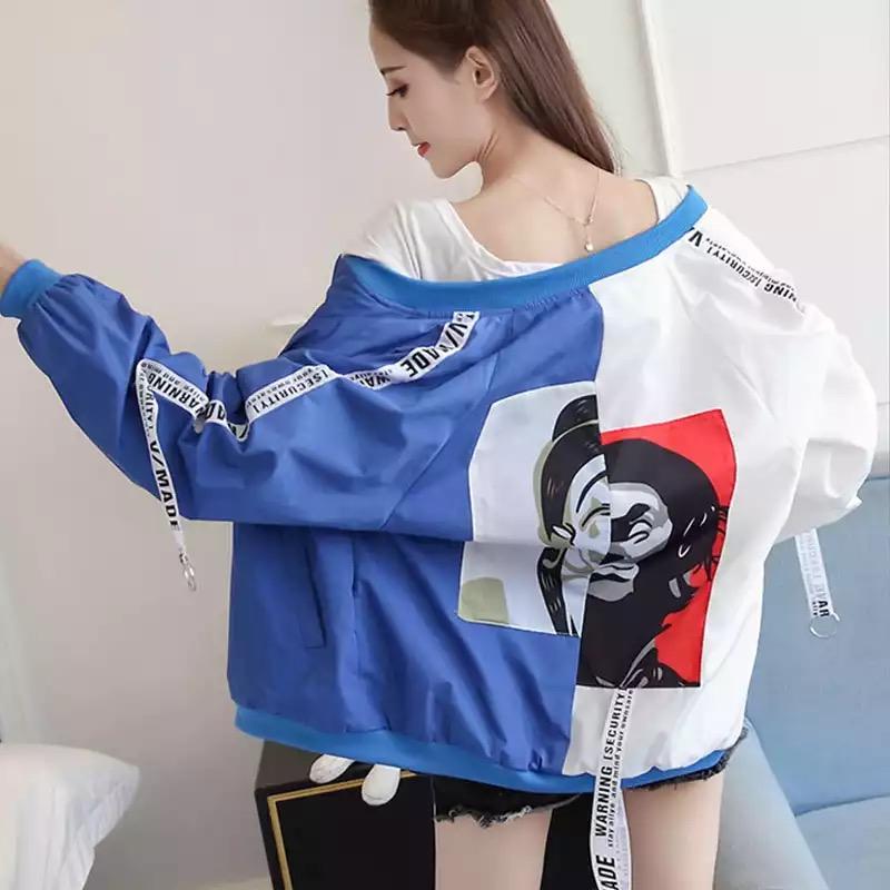Sourpuff Korean-Style Windbreaker Jacket