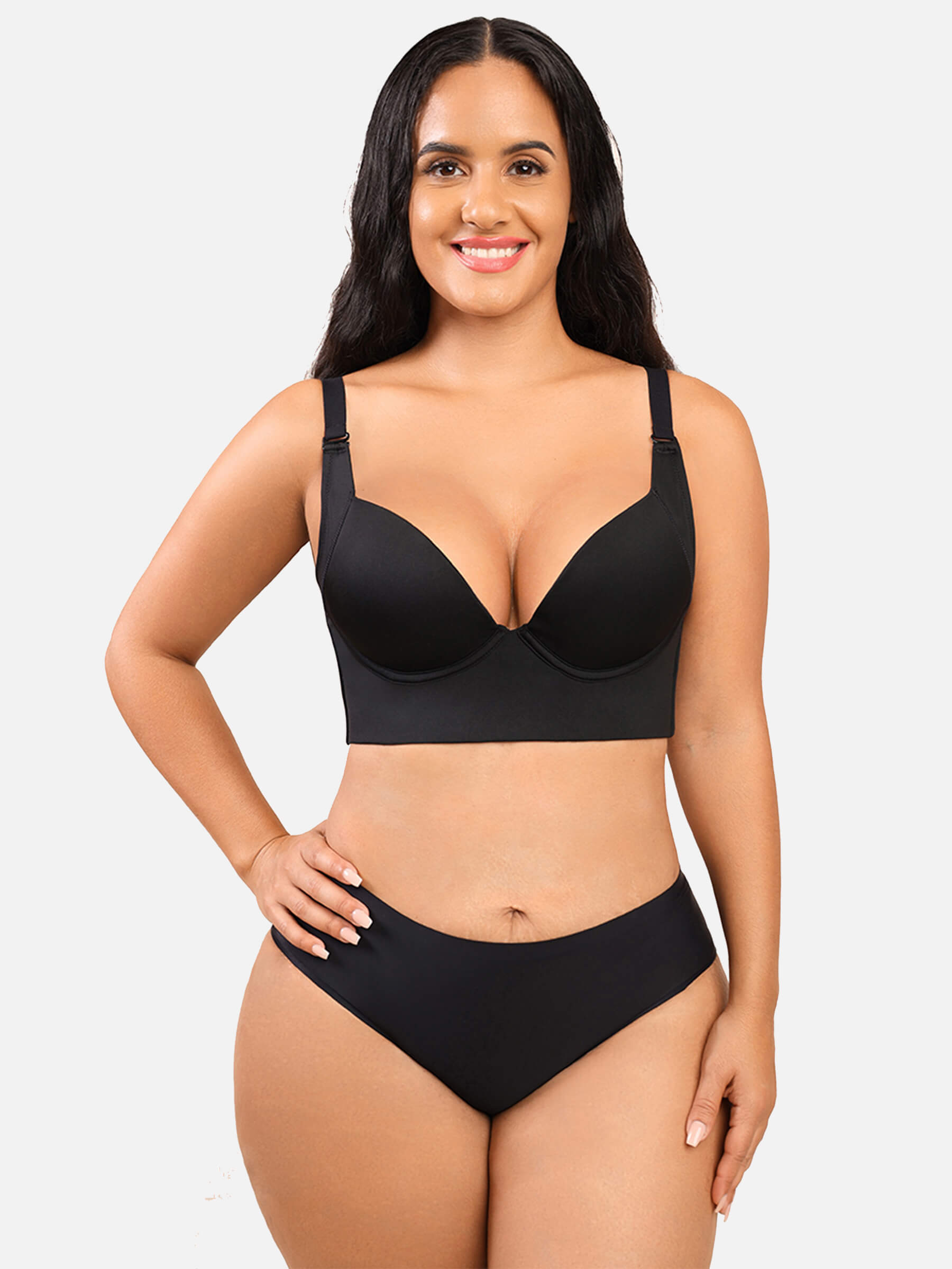 Feelingirl Adjustable Underwire Push-Up Bra