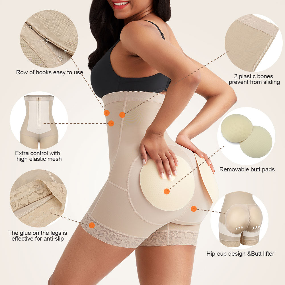 FeelinGirl High Waist Shaping Shorts Stomach Control Underwear
