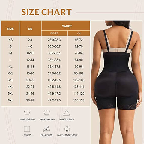 Shapewear for Women Seamless Firm Triple Control Faja Bodysuits Plus Size Body Shaper