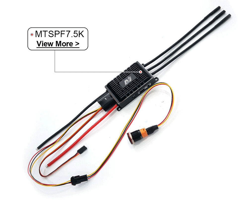 MTSPF7.5K V4 based Speed Controller with Heat Sink On & off Switch