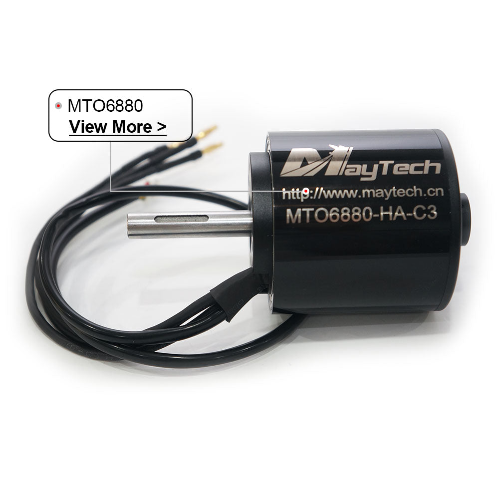 Maytech Brushless 6880 190KV Closed Cover Sensored Waterproof Motor for Esk8/Robots