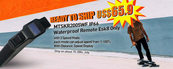 【Ready to Ship】Maytech New Remote for Electric Skateboard MTSKR2005WF V2 Waterproof Hand Remote