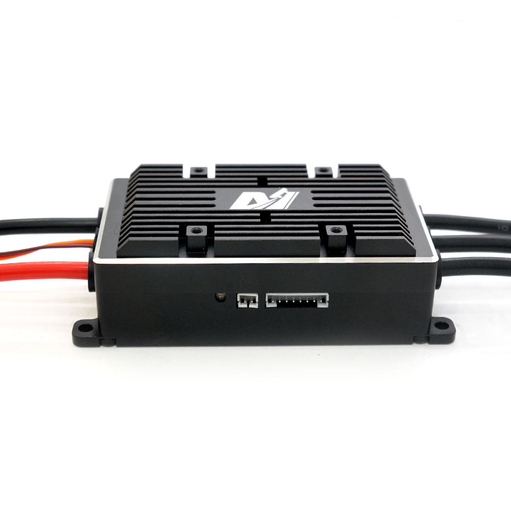 Maytech Upgraded High Current 200A VESC Controller based on VESC6.0 Speed Controller with Anti-spark Circuit Comb with 20W Cooling Fan and 12V DC-DC Module