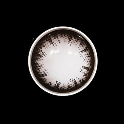 Black limbal ring - Snowflake black contacts