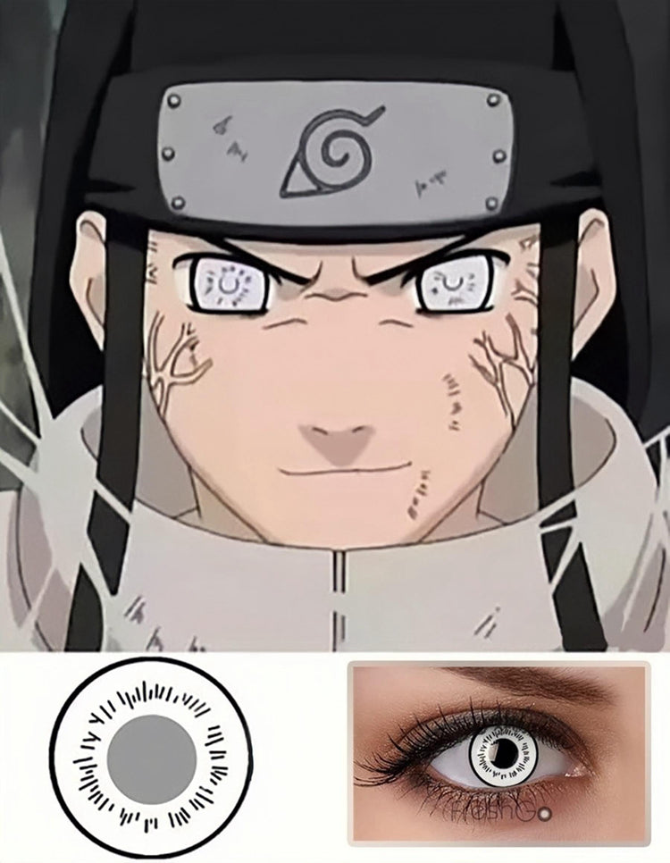 Boruto Byakugan (white eye) colored contacts lenses