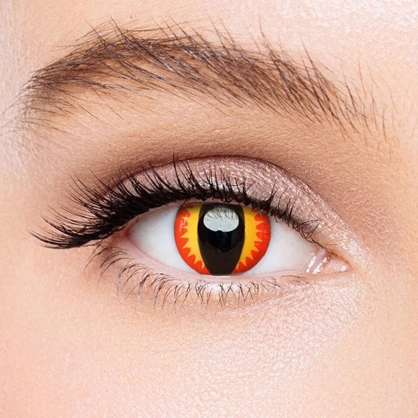 Fire Dragon Red Eye Colored Contact Lenses