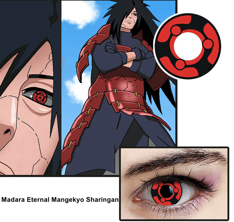 Madara Eternal Mangekyou Sharingan colored contacts