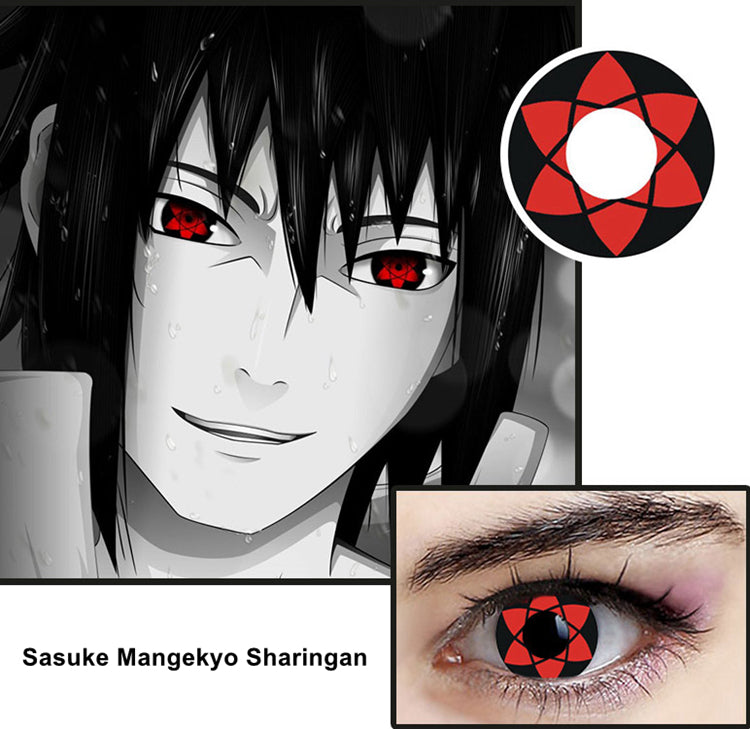 Sasuke Mangekyou Sharingan colored contacts